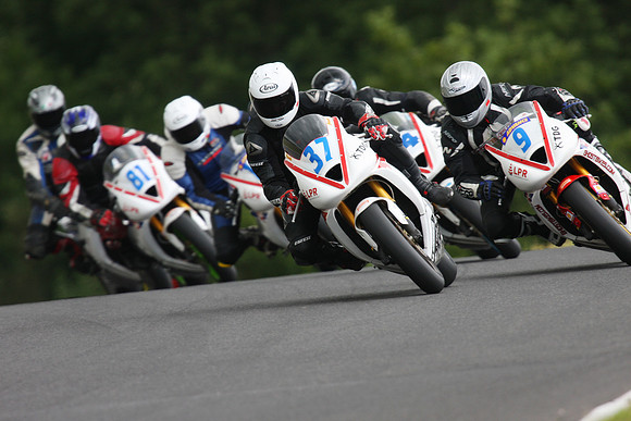 Mark Cringle #37 pack leader - Reece Rothwell #9 - Triumph Triple Challenge. Sat 28 June.