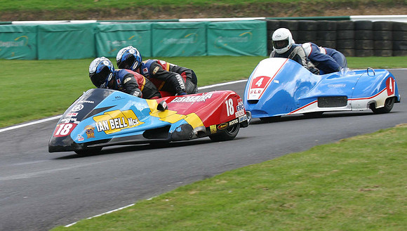 Dave Lillie & Jimmy White #18 - Rod Bellas & Geoff Knight #4 Honda BLR 600cc